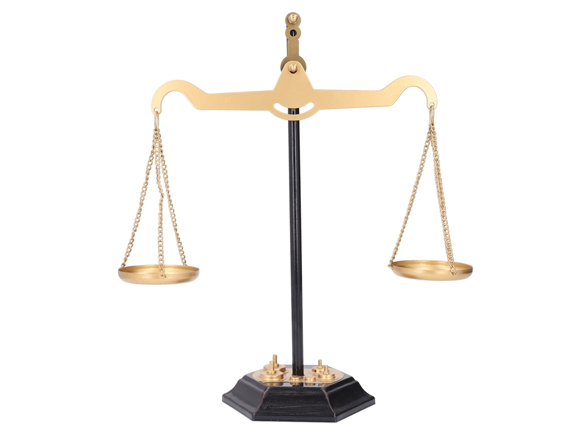 Balanza Decorativa Retro De Hierro Para Mesa, Alivio Del Estrés, Justicia, Adorno Para El Hogar