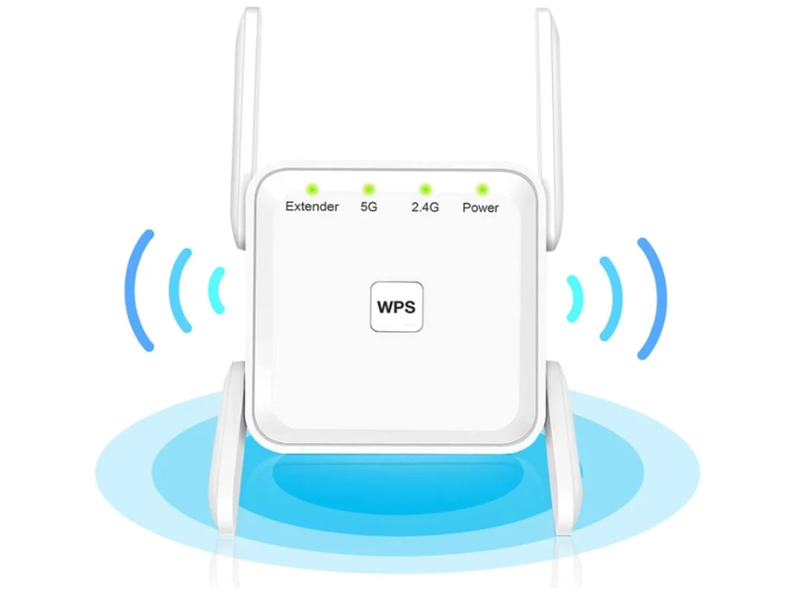 Extensor de wifi (2024), nuevo, amplificador de señal wifi para el hogar, 5G/2.4G, hasta 9800 pies cuadrados, extensor Yizhood