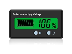 Medición De Baterías De Cc, Monitor Digital De Voltaje Y Capacidad En Porcentaje, Comprobador De Baterías De Cc De 8-63 V Y Lector De Baterías.