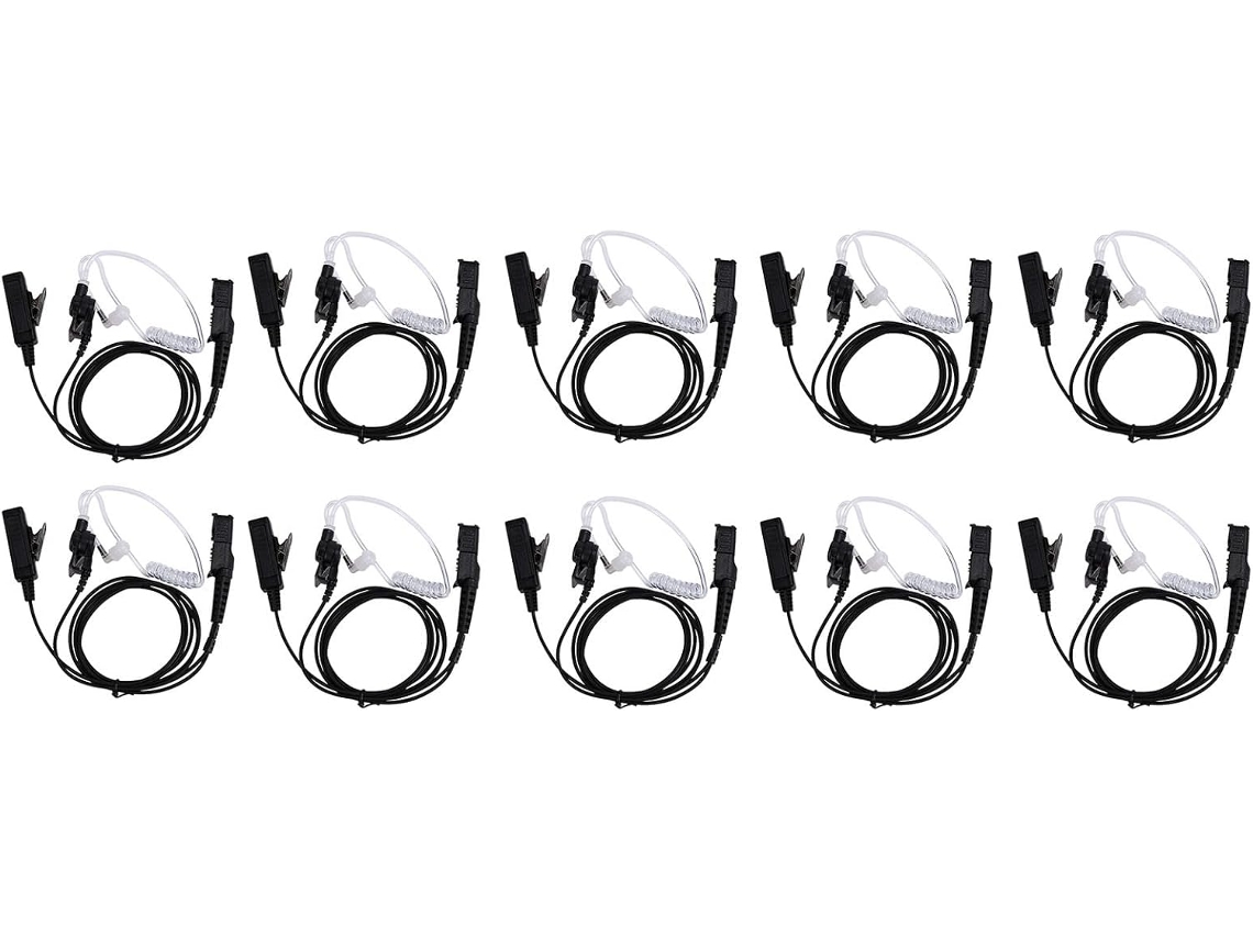 Auriculares Ptt 10x Para Radios Mtp3100, Mtp3200, Mtp3250 Y Mtp3550
