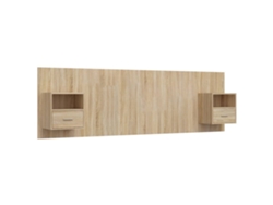 Maison Exclusive - Cabecero De Cama Con Mesitas Madera Contrachapada Roble Sonoma