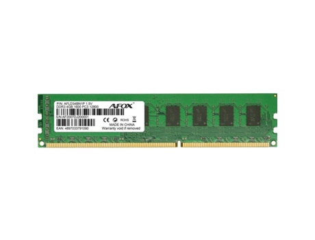 Memoria RAM AFOX DDR3 1600 UDIMM CL11 4 GB