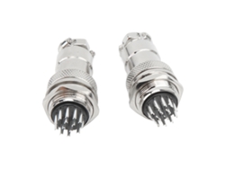 2026-as-2 Piezas Conector de enchufe aeronáutico de 14 pines macho y hembra para equipos mecánicos