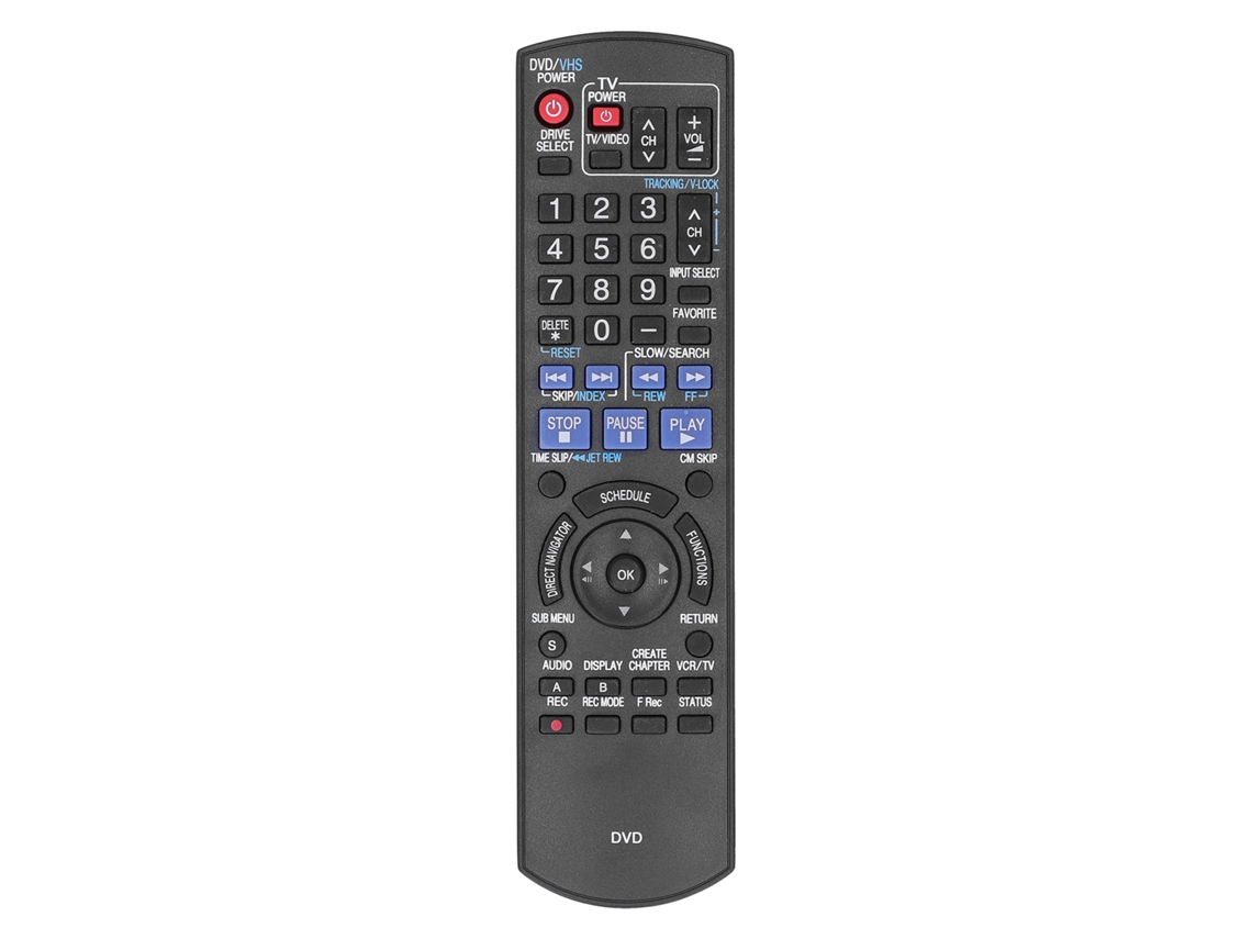 Mando A Distancia Negro N2qayb000197 Para Reproductor De Dvd Dmrez485v Dmrez48v Dmrez485vk