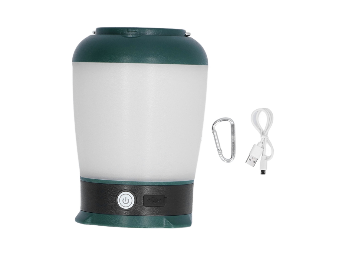 Rebe-linterna Led Para Camping Con 3 Modos Ajustables Luz Blanca Y Cálida Batería De Larga Duración