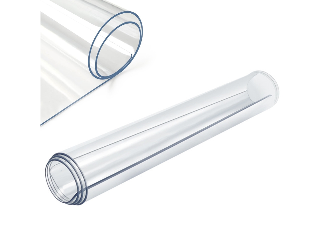 VYLARA Protetor De Mesa Transparente, Tapete De Plástico De Pvc Resistente Ao Calor De 2,0 Mm De Espessura Para Mesas De Jantar, Escrivaninhas, Mesas De Cent