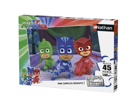 Puzzle NATHAN (Cartón - Azul - 36 x 26 cm)