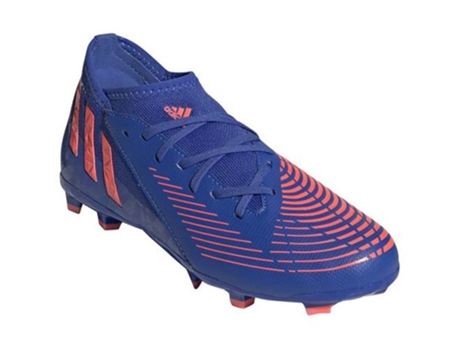 Botas de Fútbol ADIDAS Predator Edge3 Fg Jr Para Niños (Azul - Material Sintético - 28)