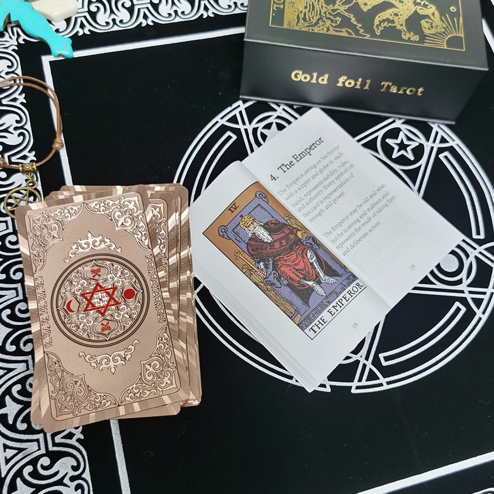 Juego De Cartas De Tarot, Juego De Mesa De Pvc, Set De Regalo De Cartas De Adivinación