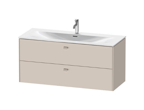 Mueble DURAVIT Brioso bajo lavabo montado en la pared 122,0 x 47,9 cm 2 cajones incl. recorte de sifón y delantal para lavabo Viu 234412