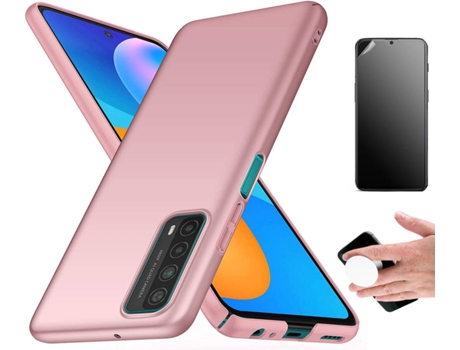 Kit Carcasa Y Protector Oppo Find X3 Lite Ultimatte Turtleshell Y Popsocket Rosa