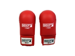 Boxpt | Guantes De Karate Sin Dedos - Rojos - Xs