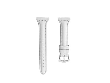 Correa de piel auténtica 18mm para Xiaomi Mi Watch - blanco