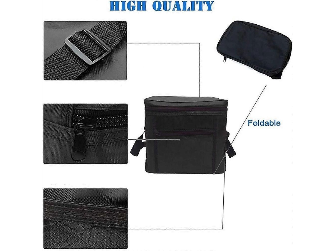 Bolsas térmicas reutilizables para la compra, ideales para la oficina y viajes al aire libre. Bolsas térmicas plegables para alimentos.