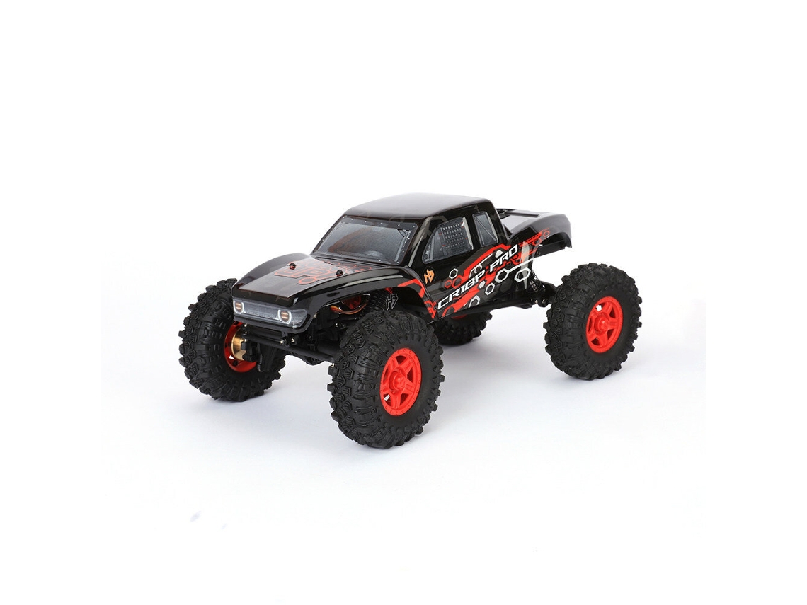 Vermelhohobby Plus Cr18p Evo Pro 1/18 2.4g Rc Carro Crawler Brushless Elétrico com Comando Remoto Modelos de Veículos Rtr MDUG