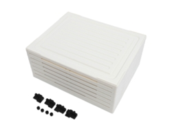 Cajas de zapatos transparentes, a prueba de polvo y plegables