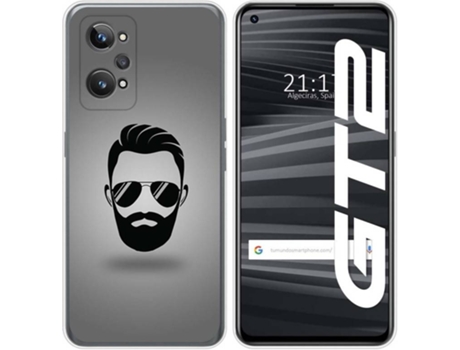 Carcasa para Realme GT 2 5G TUMUNDOSMARTPHONE Dibujos Barba Multicolor