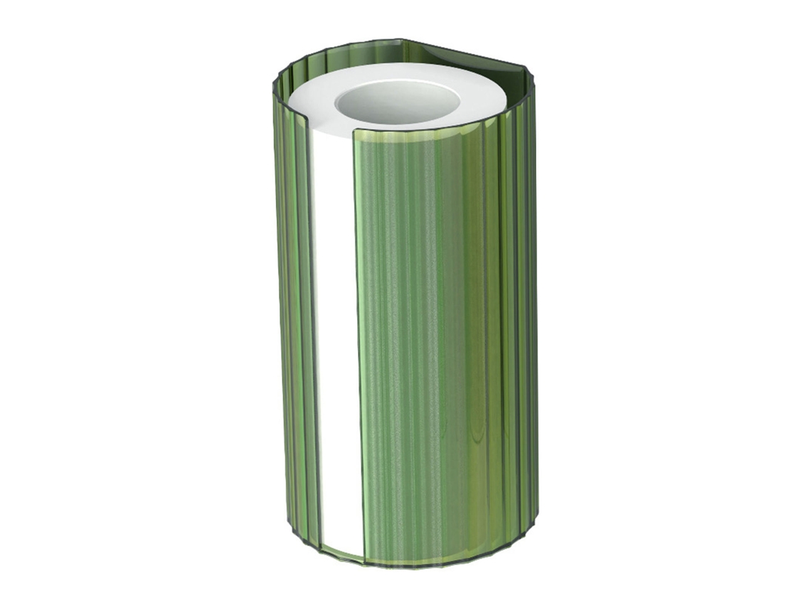 Dispensador De Toallas De Papel Transparente, Verde E Impermeable Para Montaje En Pared, Ideal Para Cocina Y Baño.