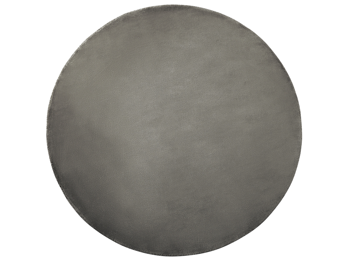 Alfombra de pelo corto BELIANI Gesi ii de Viscosa Gris 140x140