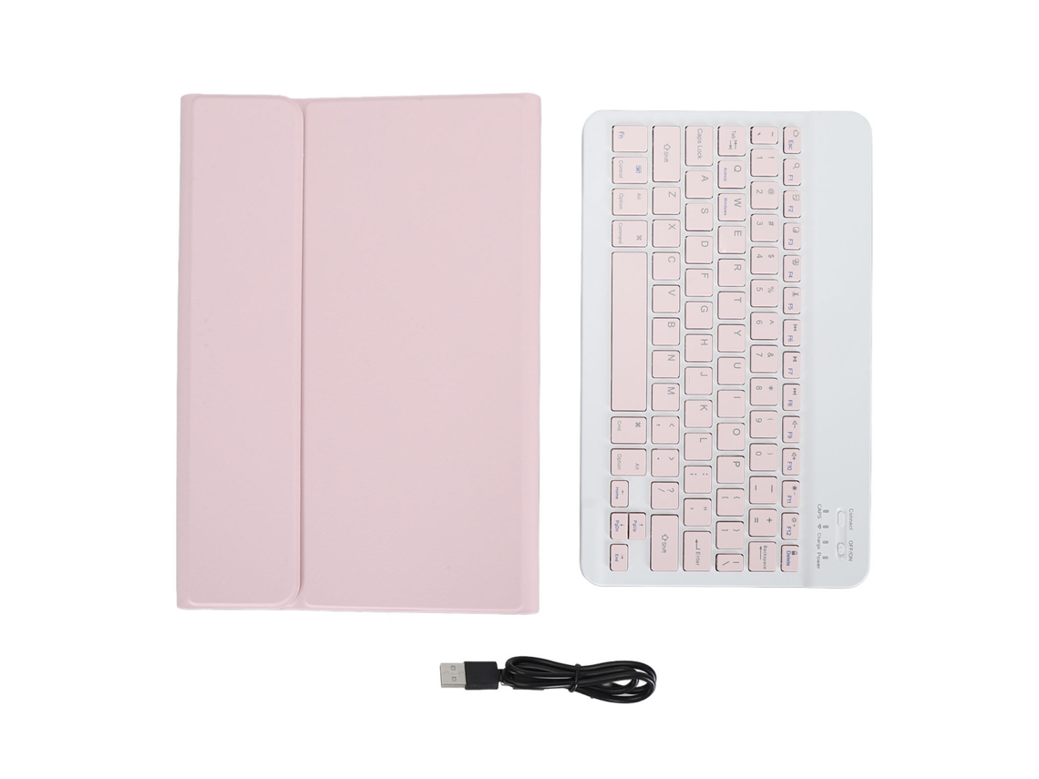Funda para tablet con teclado Bluetooth y alcance inalámbrico de 10 metros