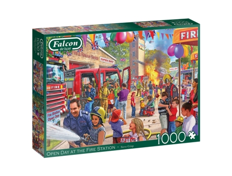 Puzzle Falcon de luxe Open Day at the Fire Station 1000 pcs rompecabezas 1000 pieza(s) Gente