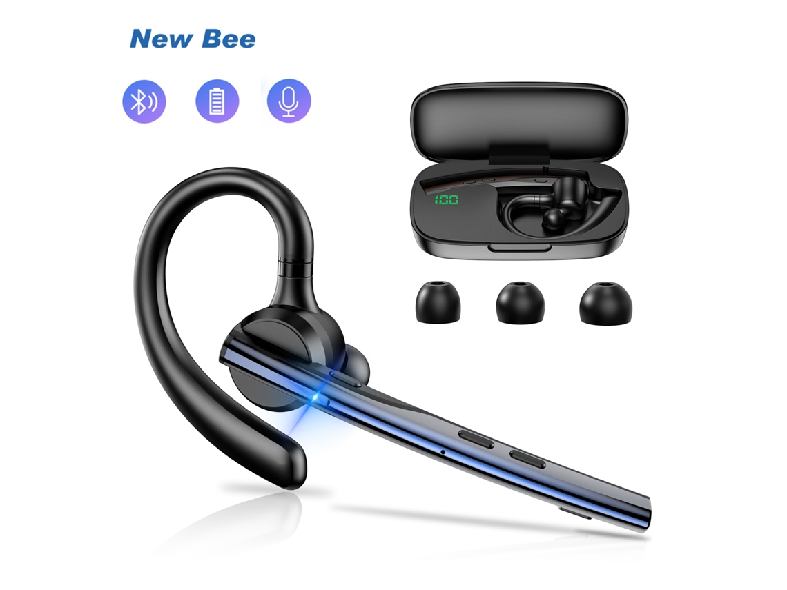Auriculares Inalámbricos Bluetooth Con Cancelación De Ruido, Micrófonos Duales Y Llamadas Manos Libres.