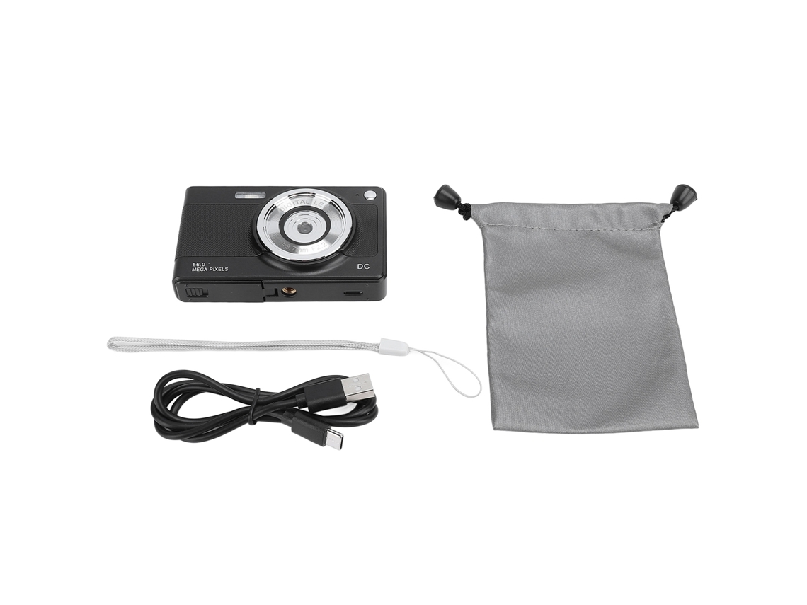 Cámara digital compacta para niños con 56 MP, zoom de 8x y grabación en 1080p.