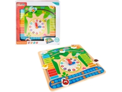 juego Educativo CB TOYS Reloj calendario educativo de madera (5 años)