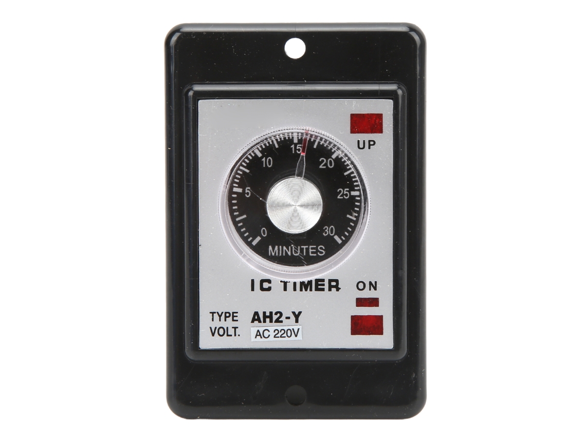 Pantalla De Relé De Tiempo Digital Ah2-y 30m 220vac Material Abs Latón Control Preciso Para Equipos Automáticos