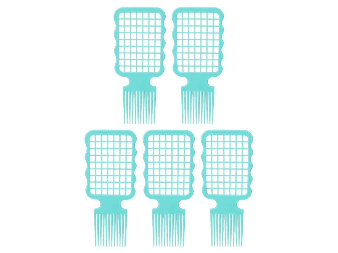5pcs Peines De Giro Ergonomicos Para Peinado De Cabello Rizado, Dreadlocks Y Perm, Herramientas De Estilo Para Hombre