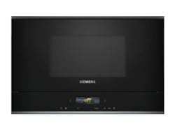 Microondas SIEMENS BF722L1B1 (21 L - Sin Grill - Negro)