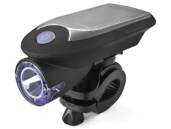 Juego de luces solares para bicicleta (delanteras y traseras, 2 soportes, IPX8, color negro) Yizhood