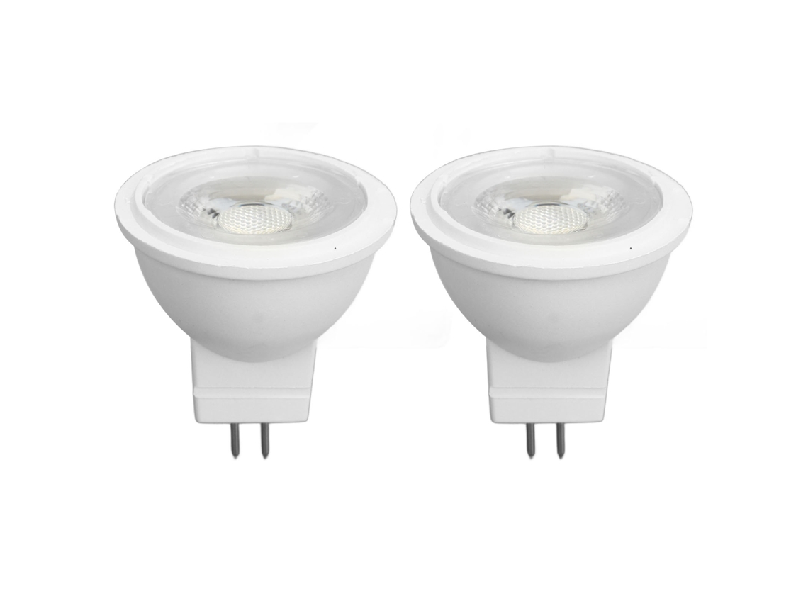 2026-2 Piezas Bombilla Mr11 Gu4 3w 110v Alto Brillo Disipación Rápida De Calor Para Luces De Paisaje Dormitorio Cocina