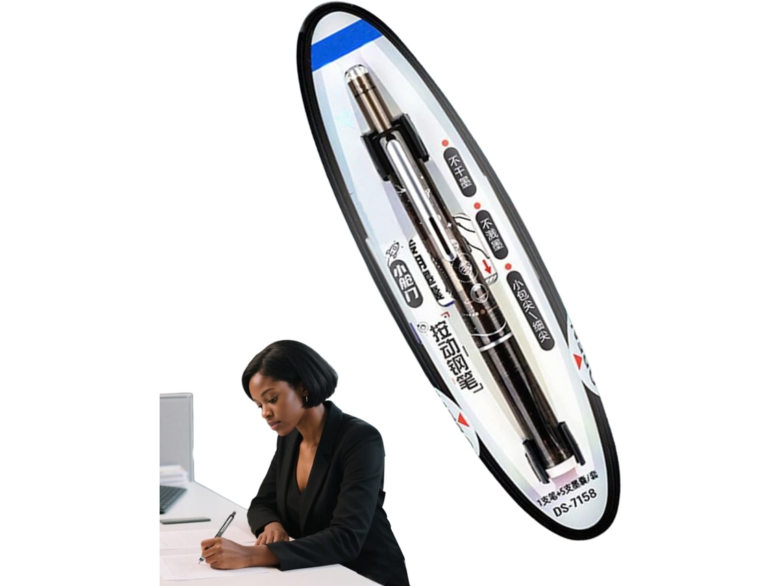 Caneta- Tinteiro Genérica Para Escrita, Recarregável, Ponta De Tinta Uniforme De 0, 38 Mm, Ideal Escola,