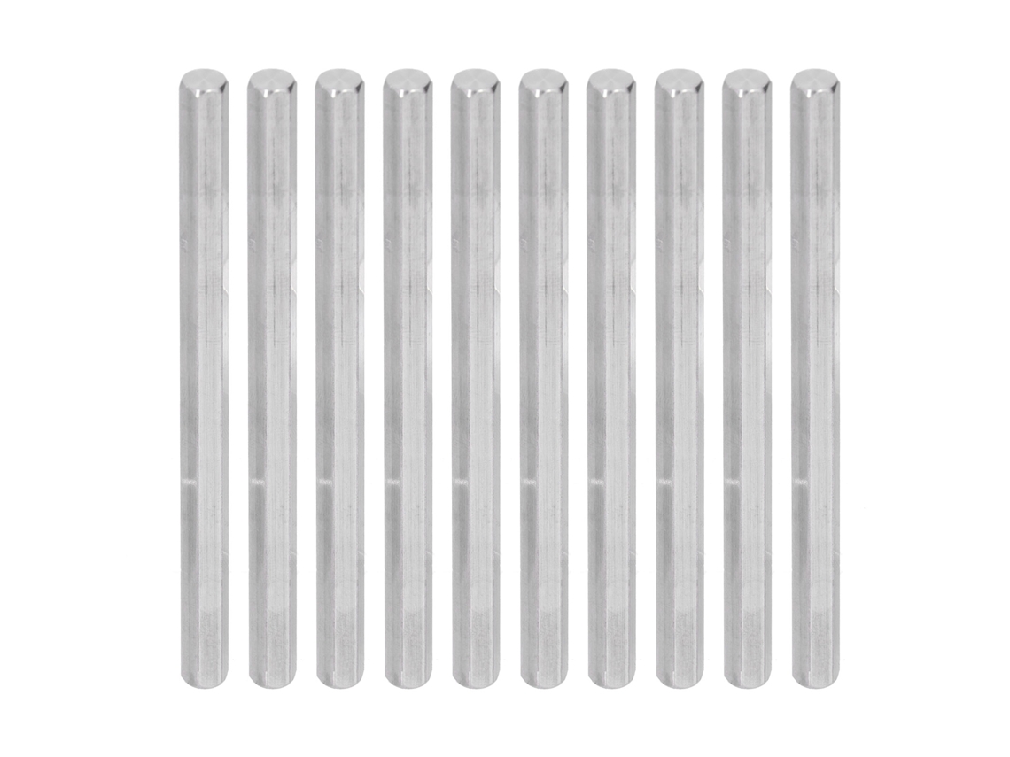 10 Piezas Barra Hexagonal Acero Inoxidable Para Robots Inteligentes Equipo De Ingeniería 4102‑0008‑0050