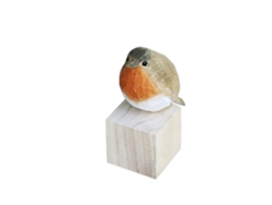 Adornos de pájaros de madera para decoración de interiores y exteriores