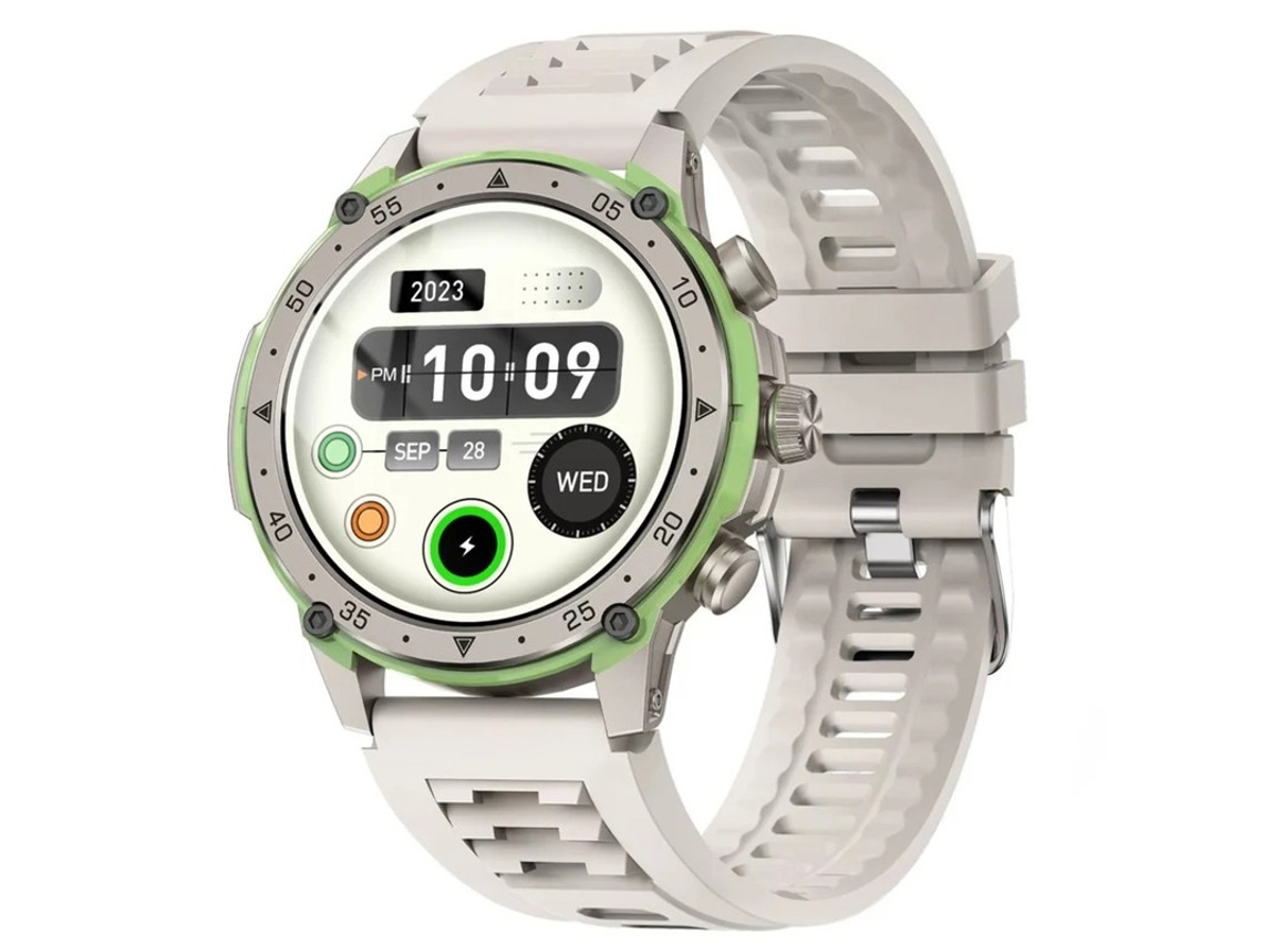 Reloj inteligente con pantalla AMOLED de 1,43 pulgadas, resistente al agua, monitor de frecuencia cardíaca, SpO2, monitorización del sueño, responder/hacer llamadas (pa Yizhood)
