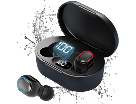 Auriculares Bluetooth True Wireless Inalámbrico IPX7 inalámbrico a prueba de agua con entrada estéreo con cancelación de ruido