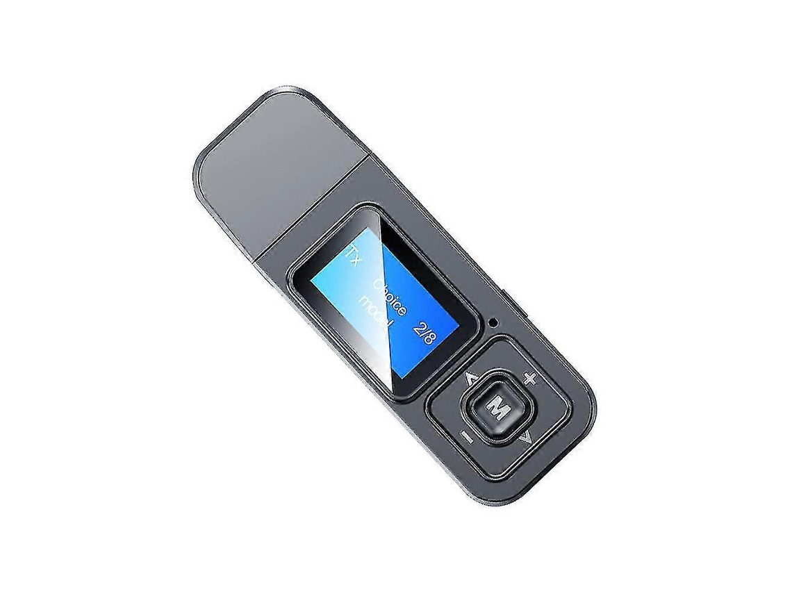 Receptor y transmisor Bluetooth 5.0, adaptador de audio Bluetooth dos en uno con pantalla LED Rosewell