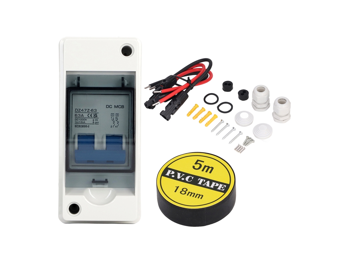 2026velora-interruptor De Desconexión Dc Disyuntor Miniatura 63a 1000v Ip65 Impermeable Para Sistema Solar Pv