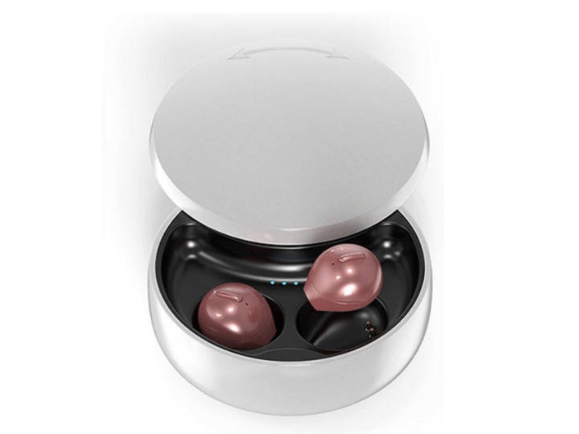 YEMAESRE Auriculares Gaming Bluetooth Sin Carga Rápida Usb-C Rosa