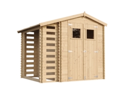 Cobertizo de madera 4,47 m² Al 218 x 272 x 206 cm Timbela M386m386g