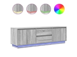 Mueble de TV de madera procesada gris vidaxl