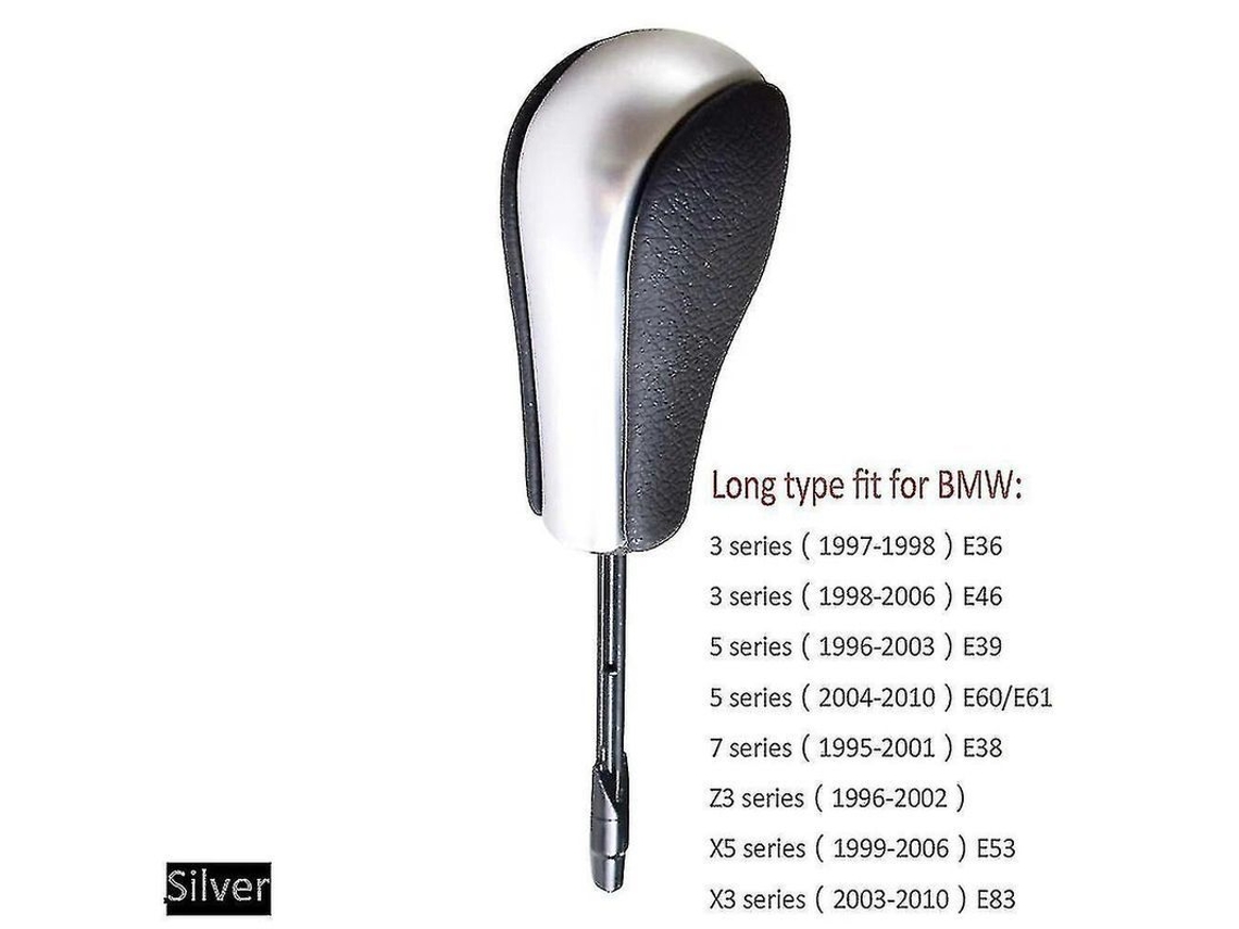 Pomo De Palanca De Cambios Automático De Alcantara Para Bmw E39 E46 E53 E60 E90 E92 2005-2013