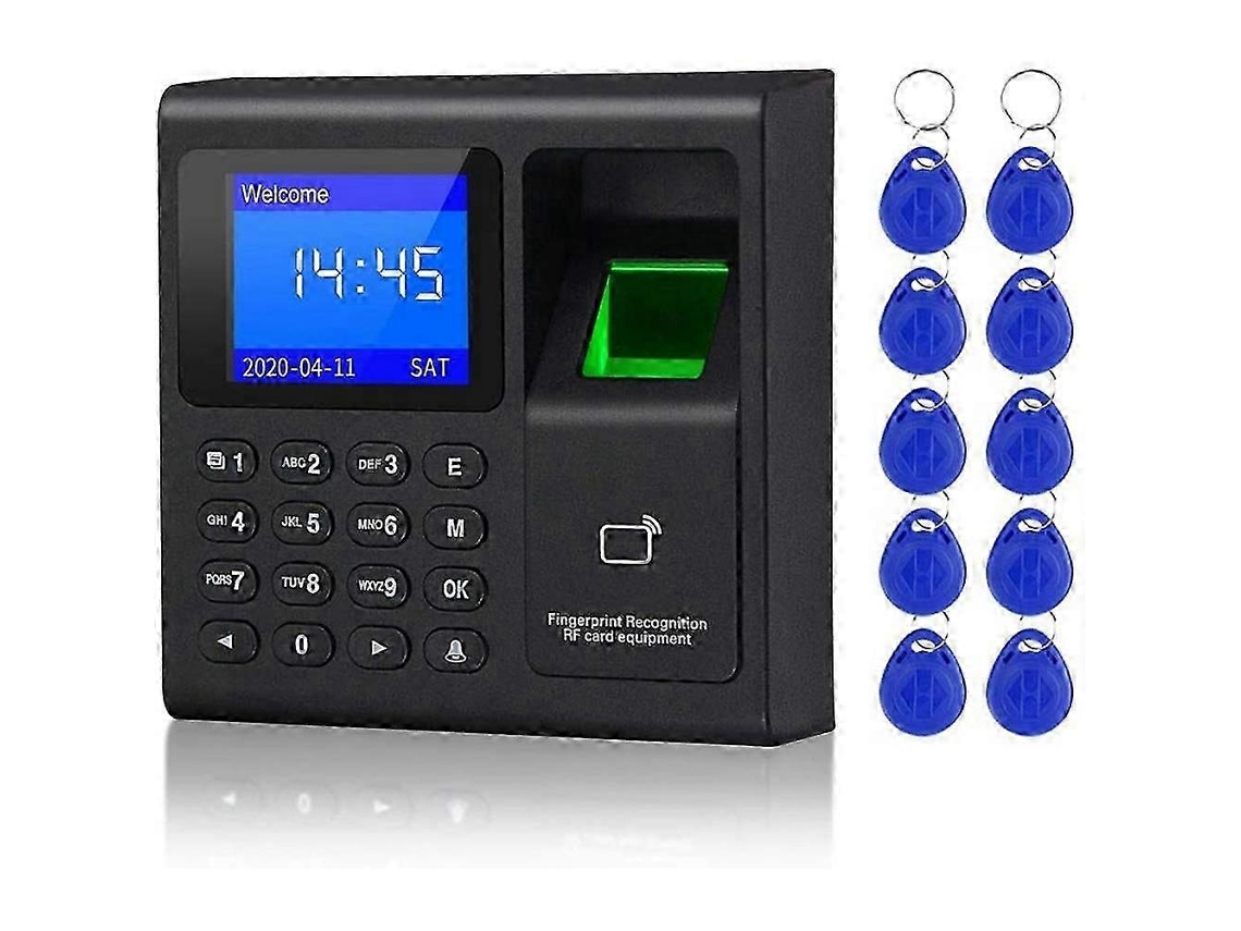 Sistema de control de acceso biométrico RFID Reloj electrónico digital USB Atención