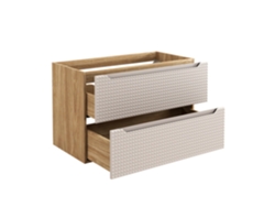 Armario Bajo Lavabos FURNLUX Classic Luxor (Beige, Madera Contrachapada - 90X46X57 Cm)