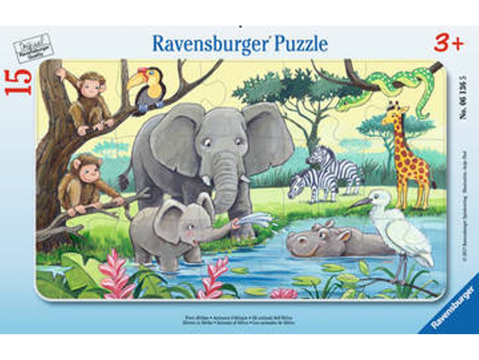 Puzzle RAVENSBURGUER 00.006.136 (15 Piezas)