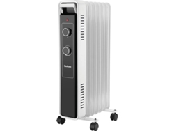 Radiador de Aceite BELTAX BOH0716 (1500W - Blanco y Negro)