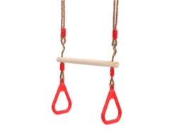 Anillas De Gimnasia Para Niños Y Adultos, Accesorios Para Columpios, Fabricadas En Madera Resistente, Ajustables, Soportan Hasta 300 Kg.