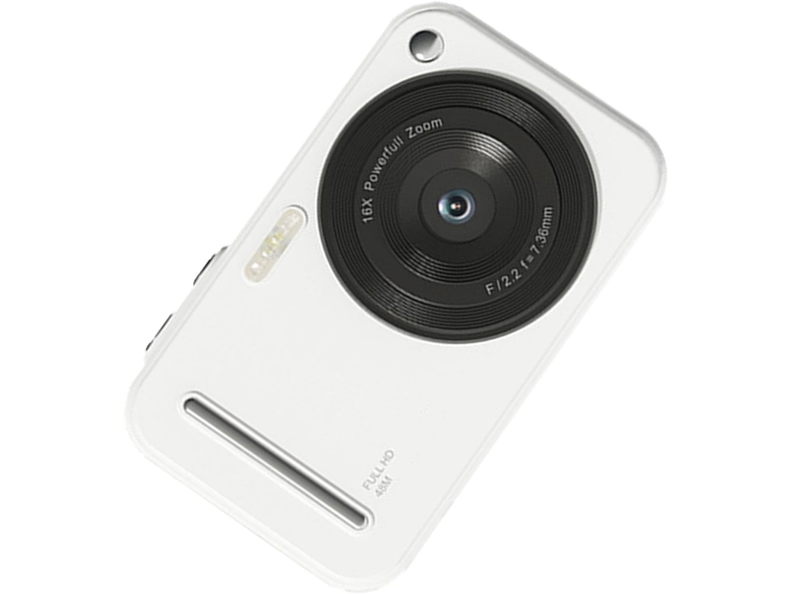 Cámara Digital De 48 Mp Y 2,4" Con Resolución 1080p, Enfoque Automático, Resistente A Golpes, Tamaño Compacto, Esencial.